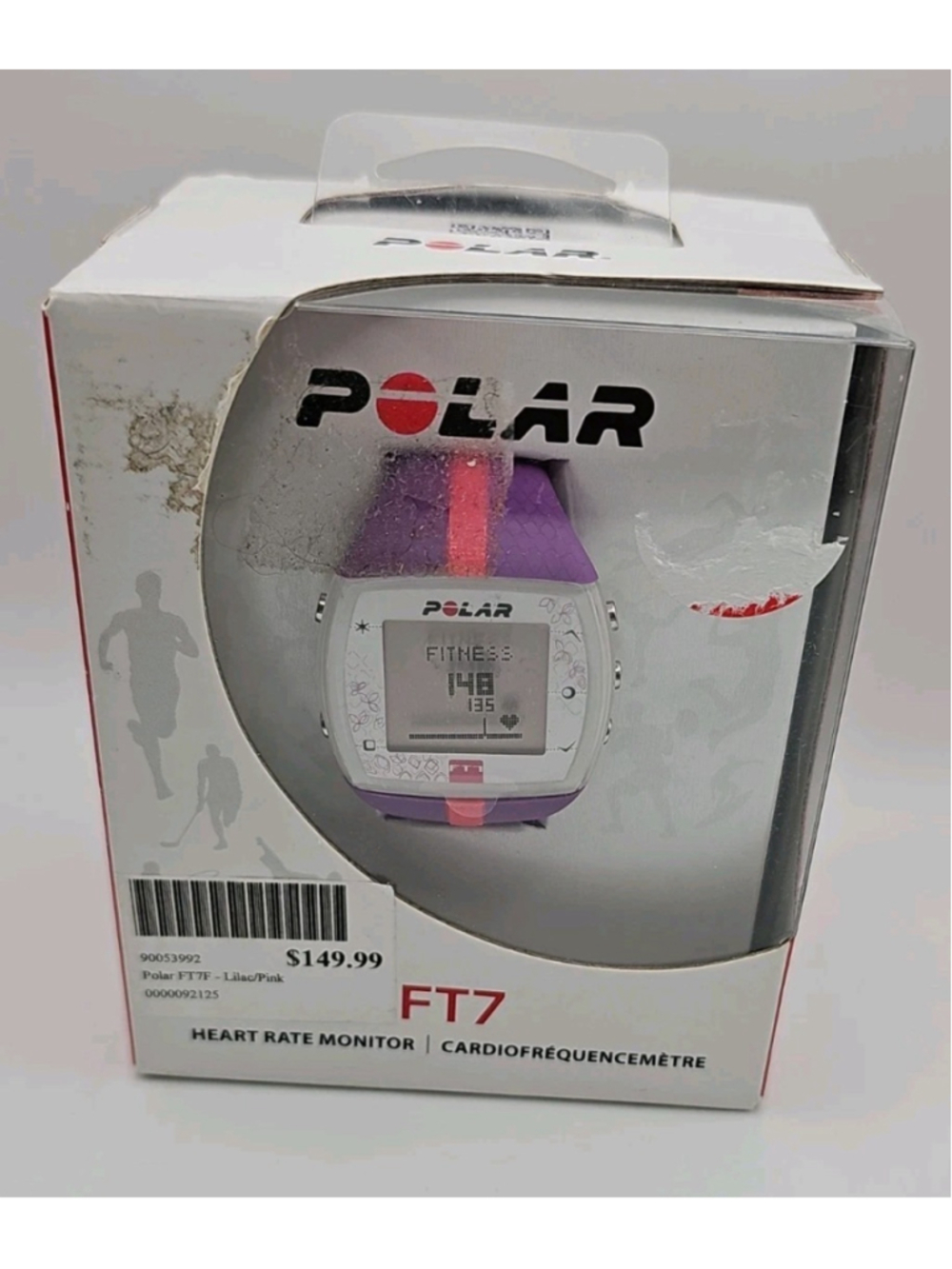 Polar FT7 Watch Heart Rate Monitor With H1 Sensor & Soft Strap In Box W/ Manual